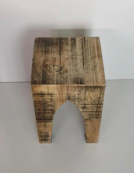 Wood Block Stool