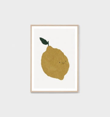 Fruit Friend Lemon Print