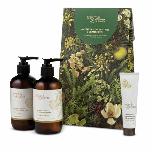 Christmas Trio Mandarin, Lemon Myrtle & Orange Peel Gift Set