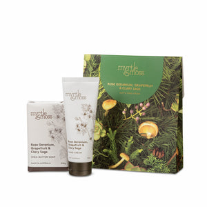 Christmas Duet Rose Geranium, Grapefruit & Clary Sage Gift Set