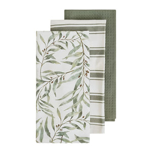 Eucalyptus Tea Towel pack of 3