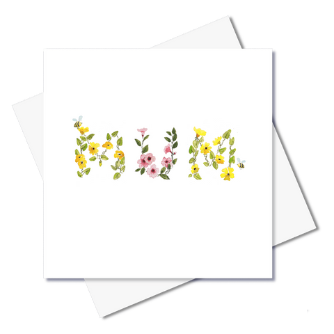 Floral "MUM" Card