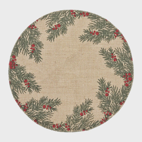 Mistletoe Christmas Placemat set of 4