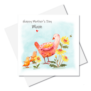 Happy Mother's Day Hen & Chick Card