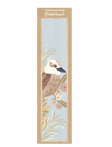 Kookaburra Wooden Bookmark