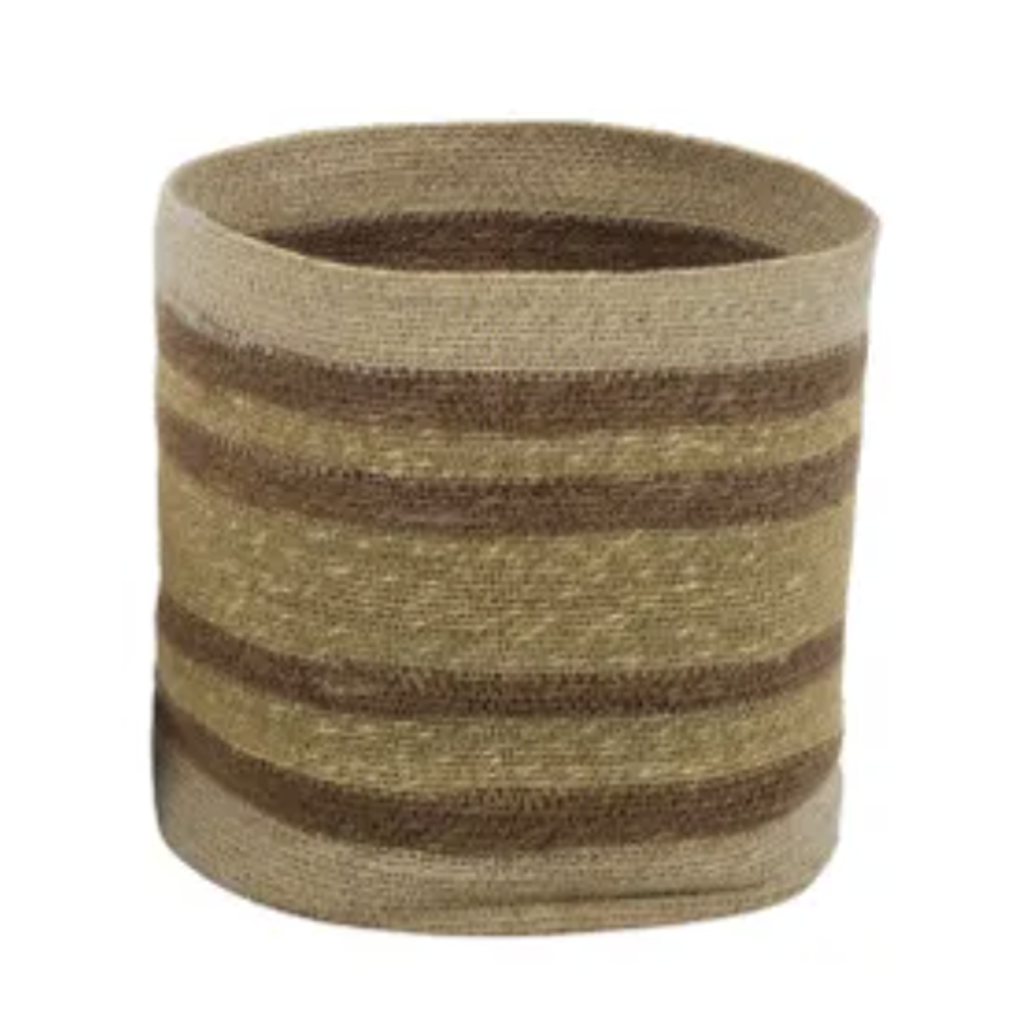 Catania Seagrass Striped  Basket