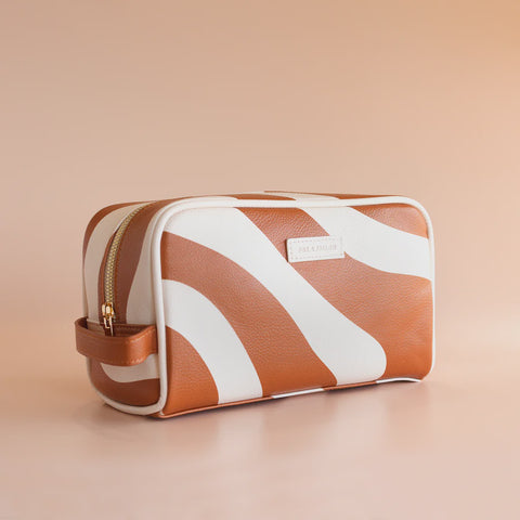 Rust Swirl Wash Bag