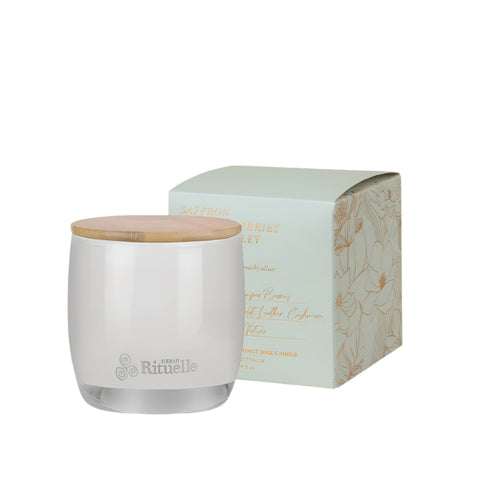 Saffron, Juniper Berries, Black Violet & Raspberry  Candle 140g