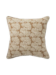 Ginko Cushion Bronze 50 x 50 cm