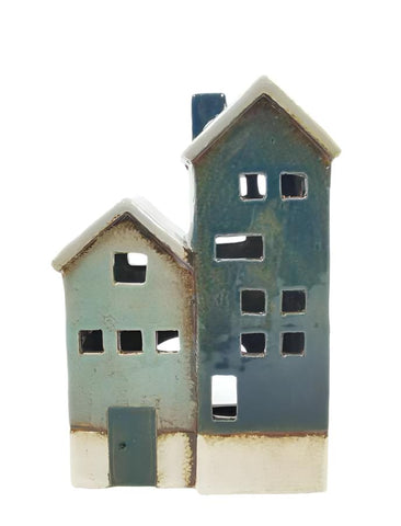 Ceramic Double House Tealight