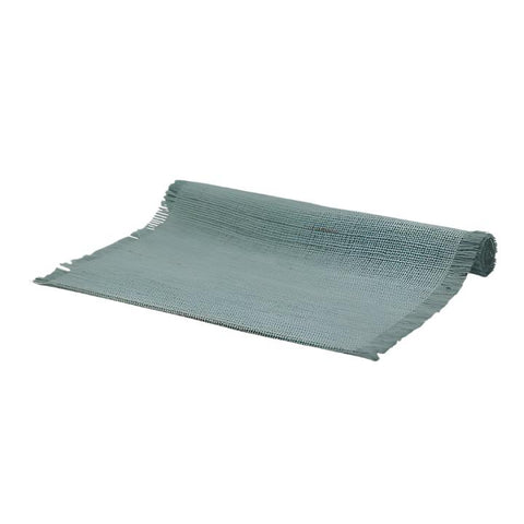 Linen Table Runner Aqua