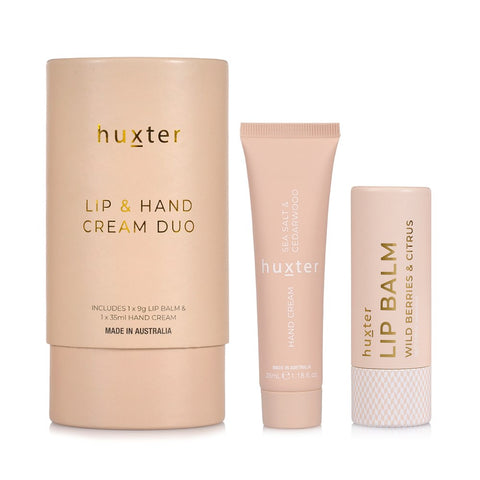 Lip & Hand Cream Duo Gift Set  Sea Salt & Cedarwood