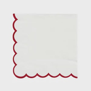 Scalloped Paper Napkin 20 Pack