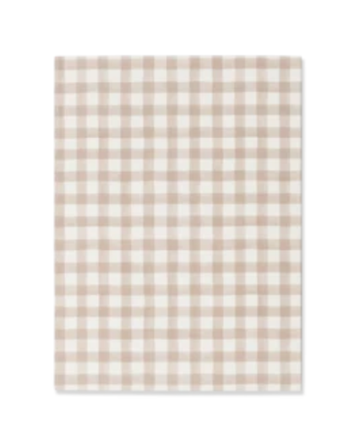 Biscuit Gingham A6 Notebook
