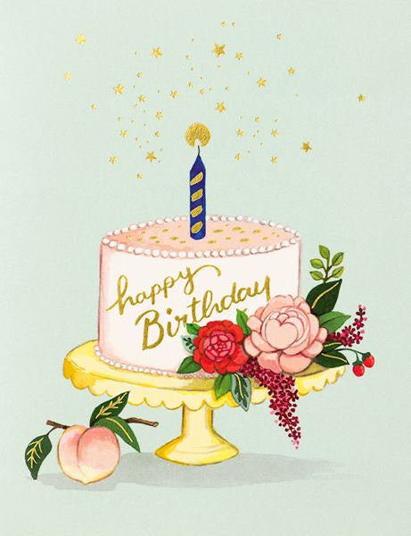 Confetti Birthday Cake Greeting Card Puzzle – Galison