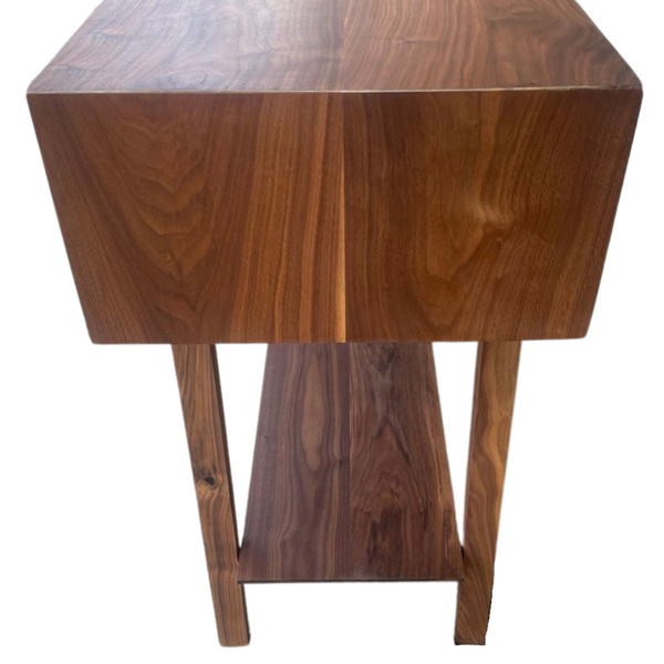 Handcrafted Walnut Hall Table