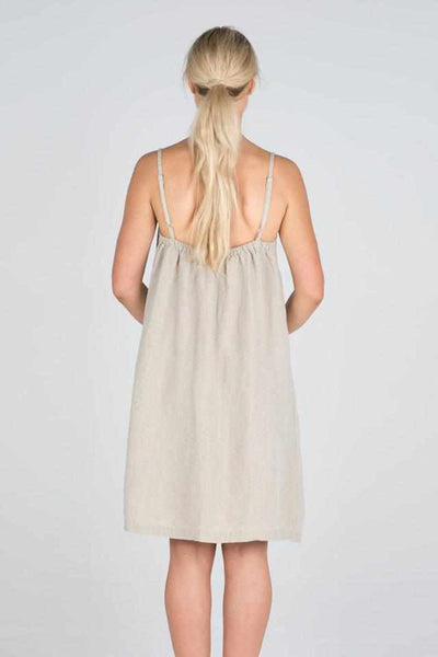 Linen Slip Dress Natural