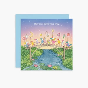 'May Love Light Your Way' Greeting Card