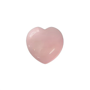 Rose Quartz Crystal Heart 2.5cm