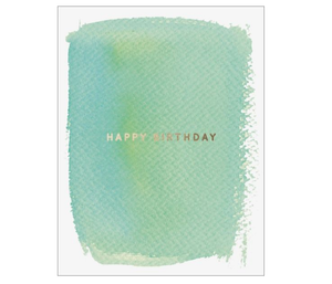 'Happy Birthday' Mint Card
