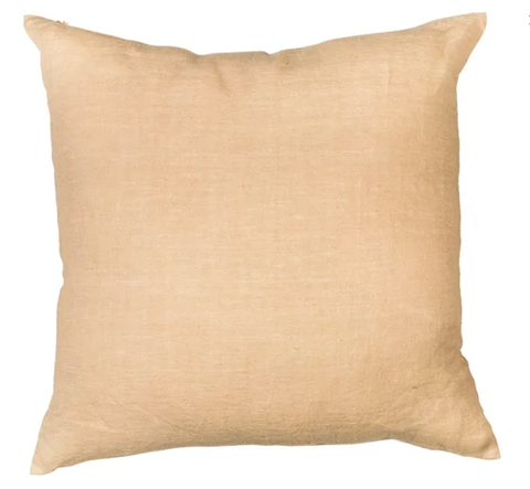 Linen Cushion Butter 50cm x 50cm