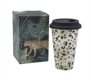 Ceramic Travel Mug Leopard 300 ml