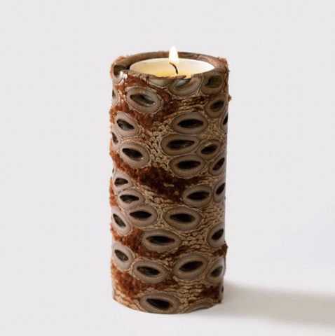 Banksia Pillar Candle Medium