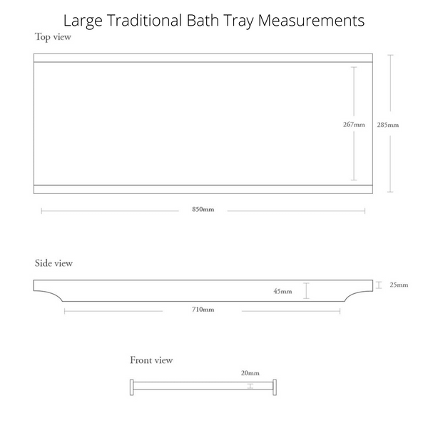 Traditional Bath Trays