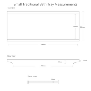 Traditional Bath Trays