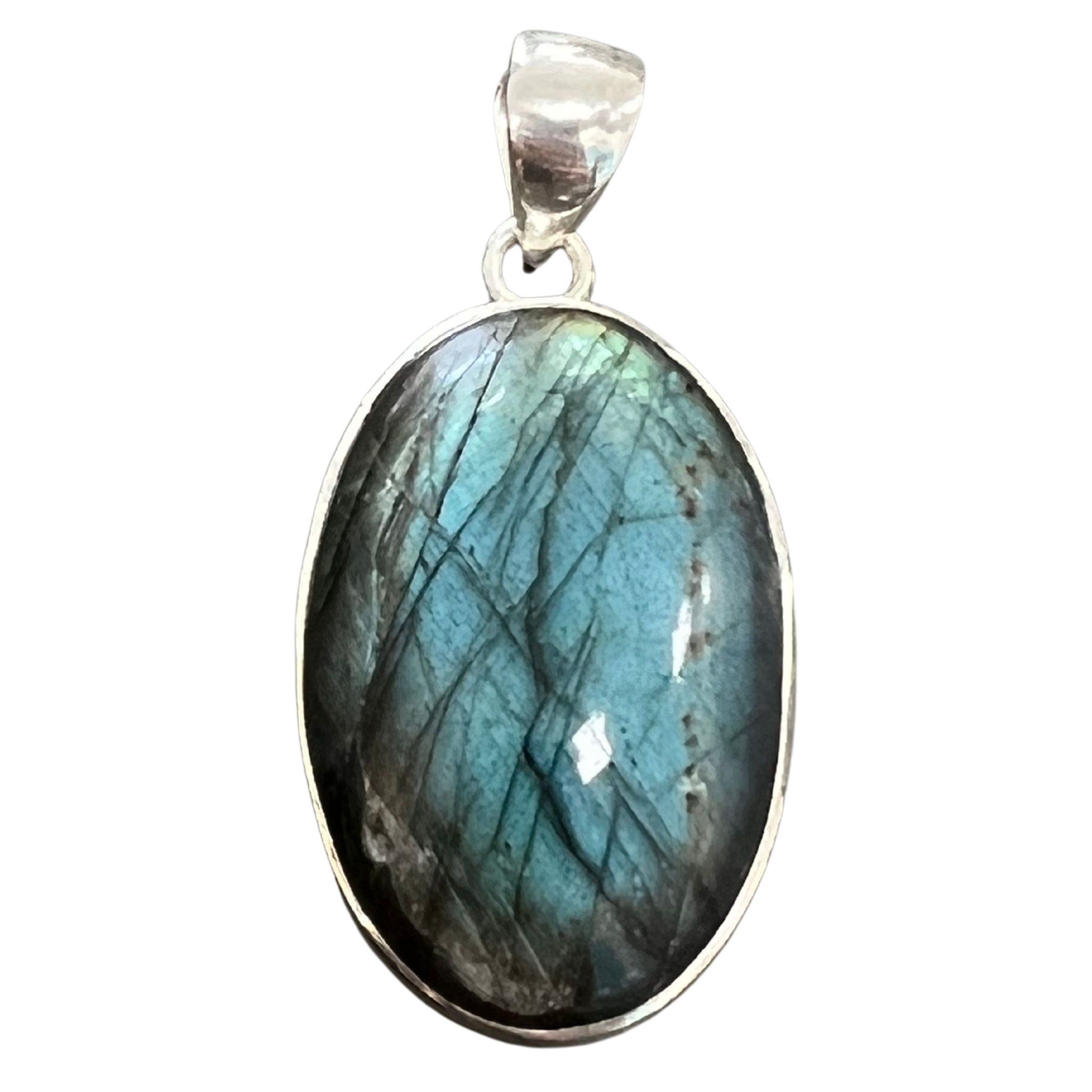 Labradorite Oval Pendant