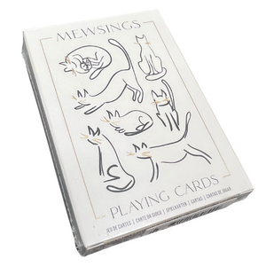 'Mewsings' Cats Playing Cards