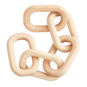 Wooden Chain Link Natural