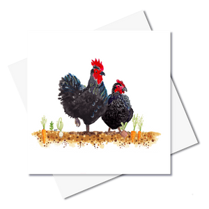 Black Chickens Card