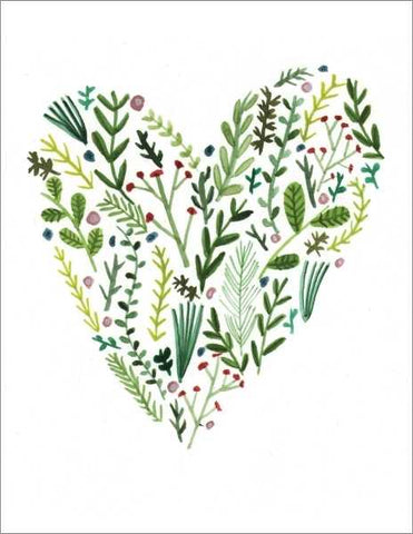 Floral Heart Card
