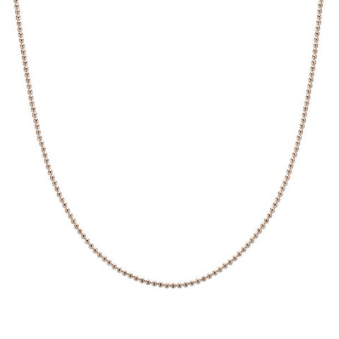 Rose Gold Plate Ball Chain